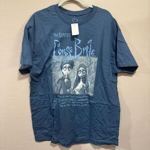 Tim Burton Corpse Bride Blue Tee